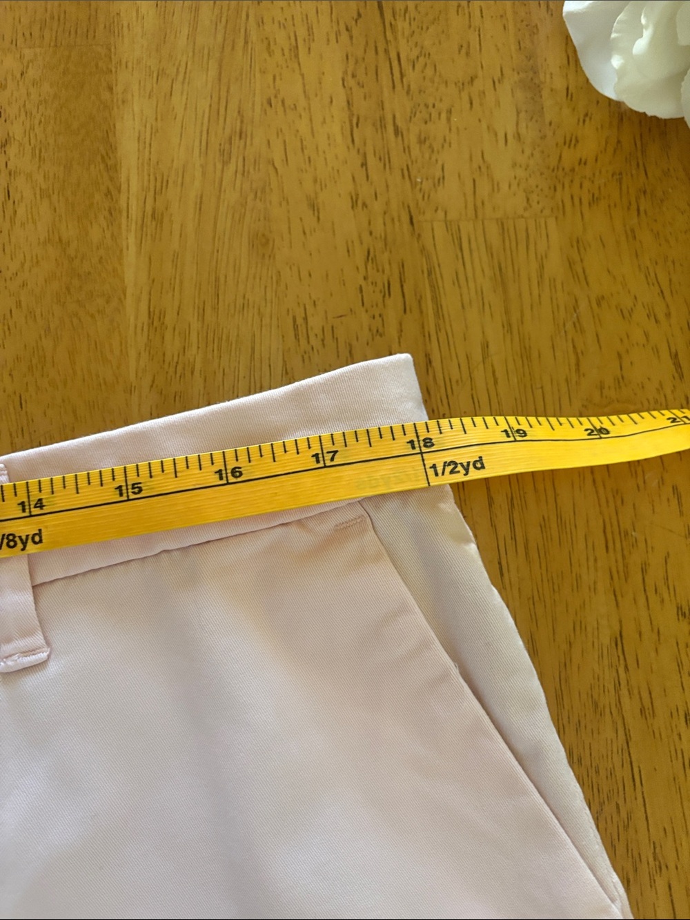 Tommy Hilfiger Pale Pink Classic Shorts - Picture 8 of 12